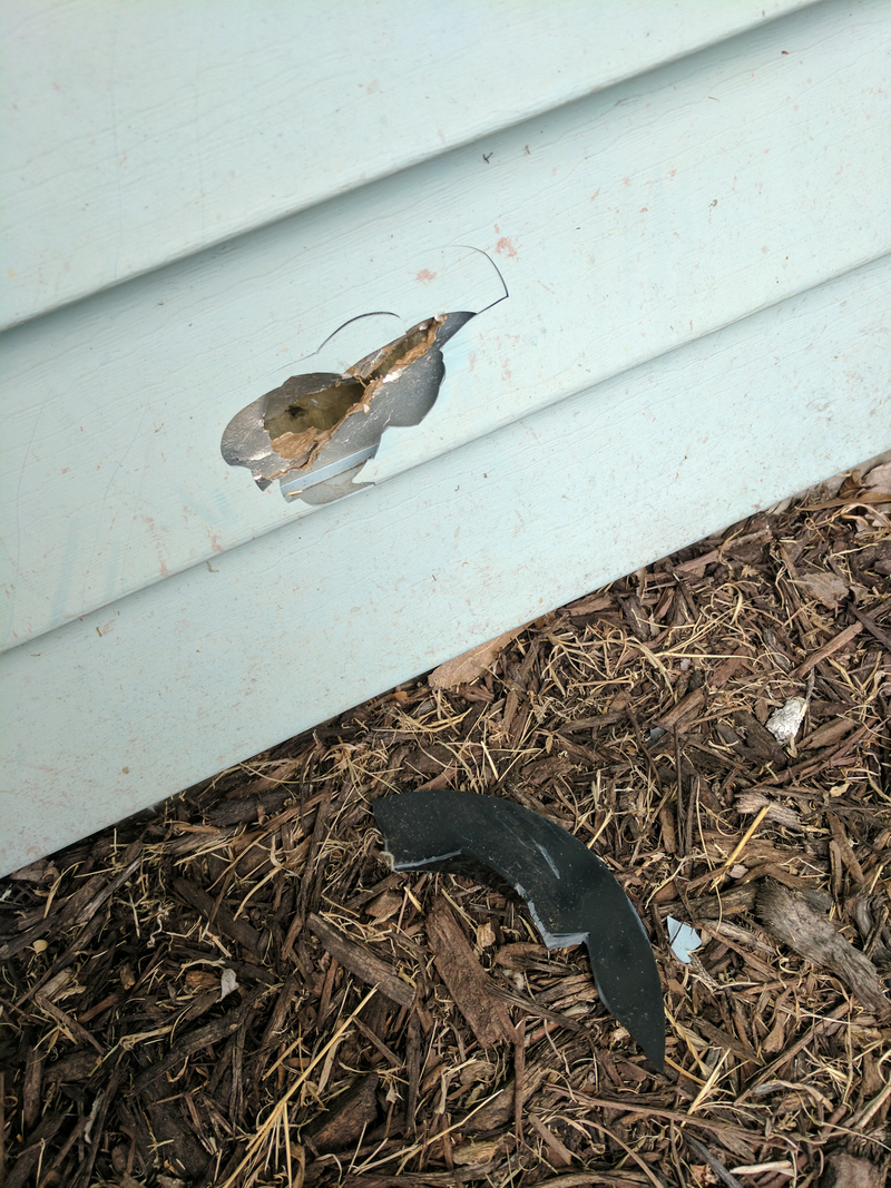 Illustration for article titled Hey Oppo, what got blasted into my siding?